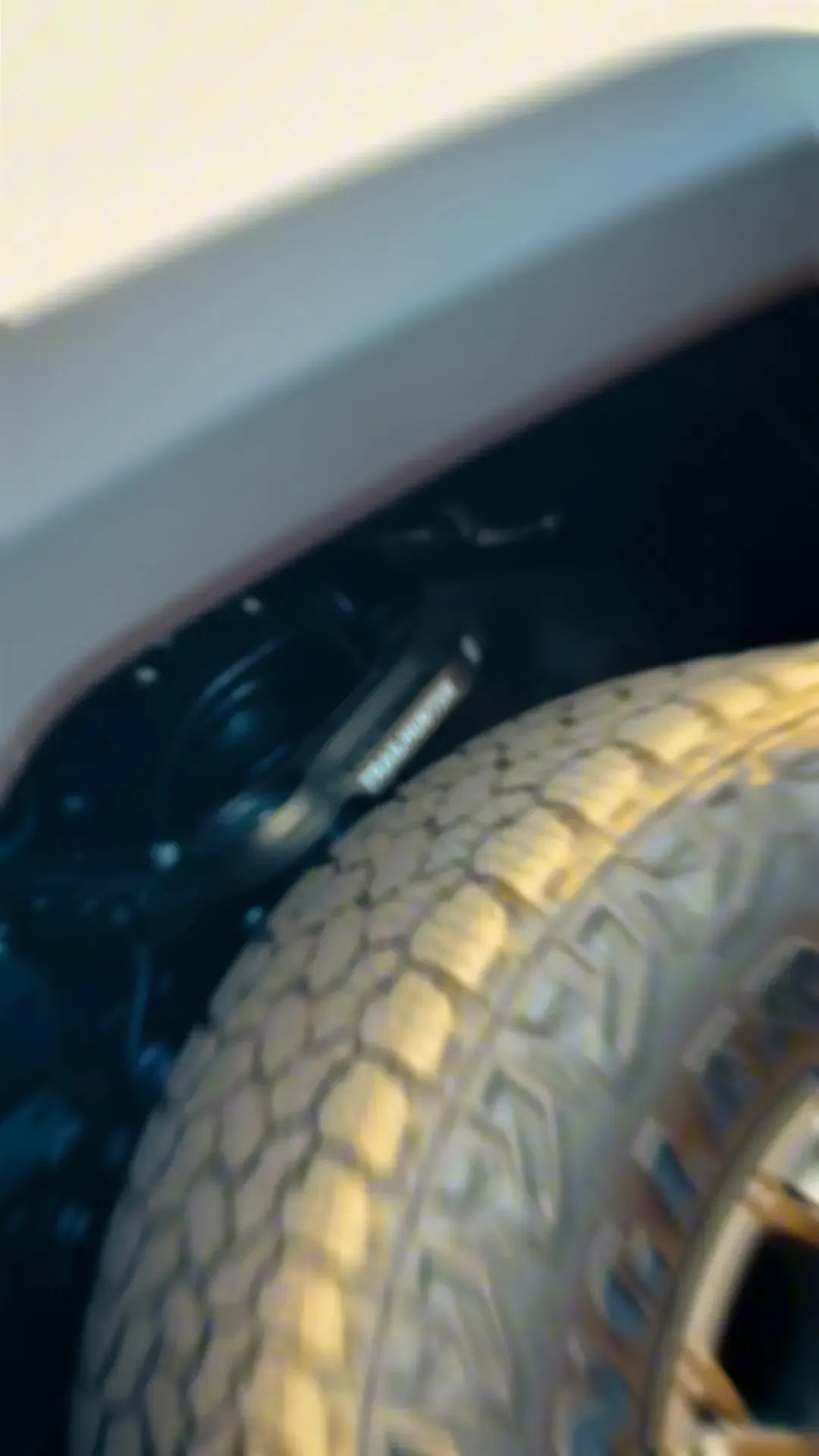 A frame from the Tacoma Trailhunter spot.
