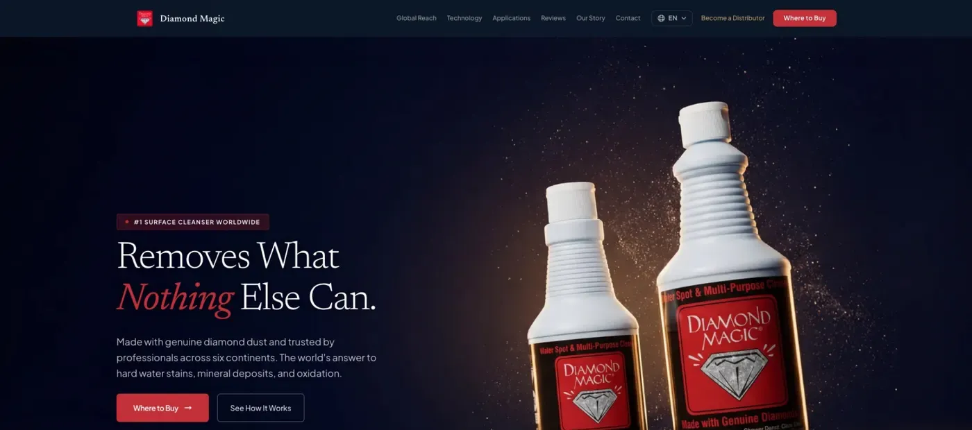 DIAMOND MAGIC: A 2005 Website Rebuilt to a 2026 Standard
