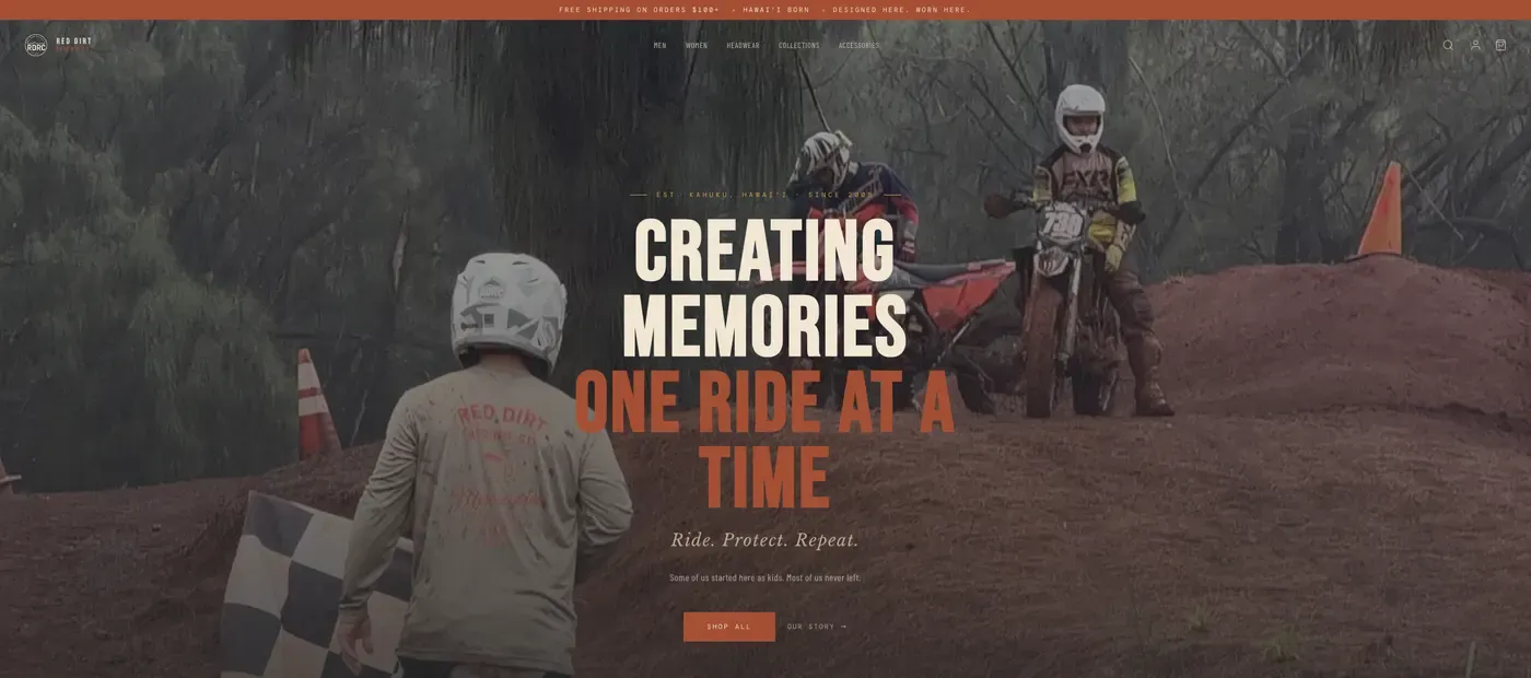 RED DIRT RIDING CO.: A Storefront Built to Ship the Line