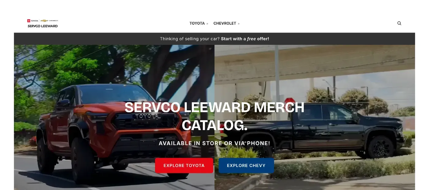 SERVCO LEEWARD: A Merch Line and Store, Built From Zero